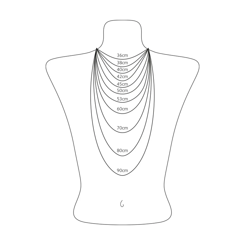 Cadena Thomas Sabo de plata con colgante en forma de anillo y circonita blanca KE2278-051-14-L45