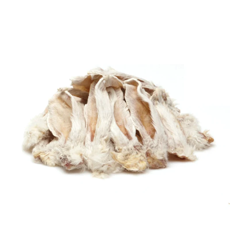 OREJAS DE CONEJO CON PELO PARA PERROS 1 KG