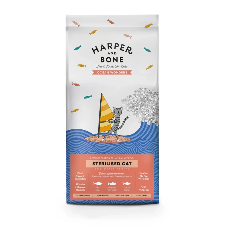 HARPER AND BONE GATO ESTERILIZADO OCEAN WONDERS 5KG