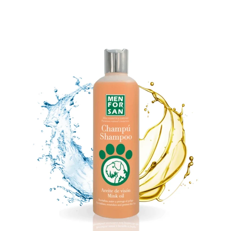 CHAMPÚ ACEITE DE VISÓN PARA PERROS MENFORSAN 300 ML