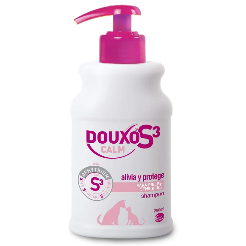 CHAMPU DOUXO S3 ANTI CASPA PERROS Y GATOS 200 ML
