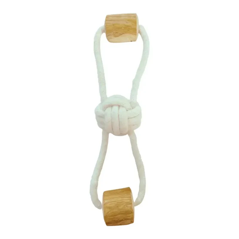 Hobbitalf Colgante Masticable de Café con Nudos para Perros
