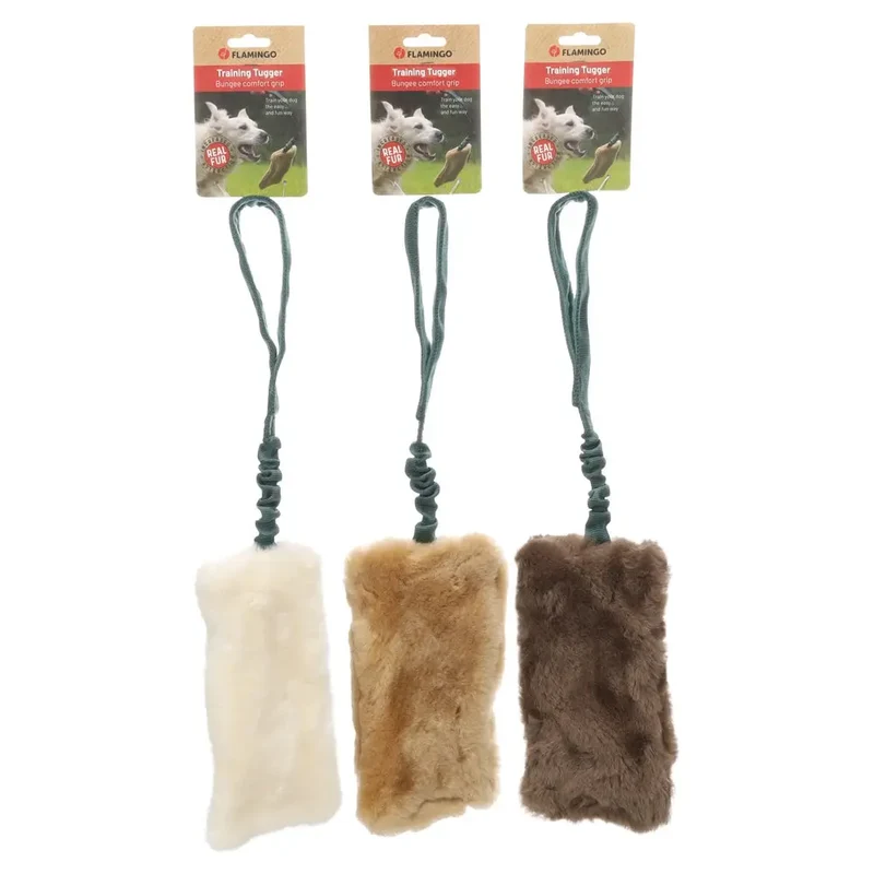 Flamingo Furtra Juguete Chaser Piel de Oveja para Perros