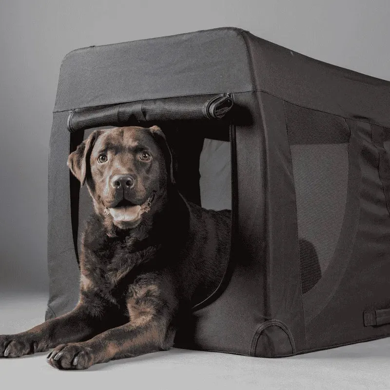 Flamingo Transportín Plegable Gepetto Negro para Mascotas