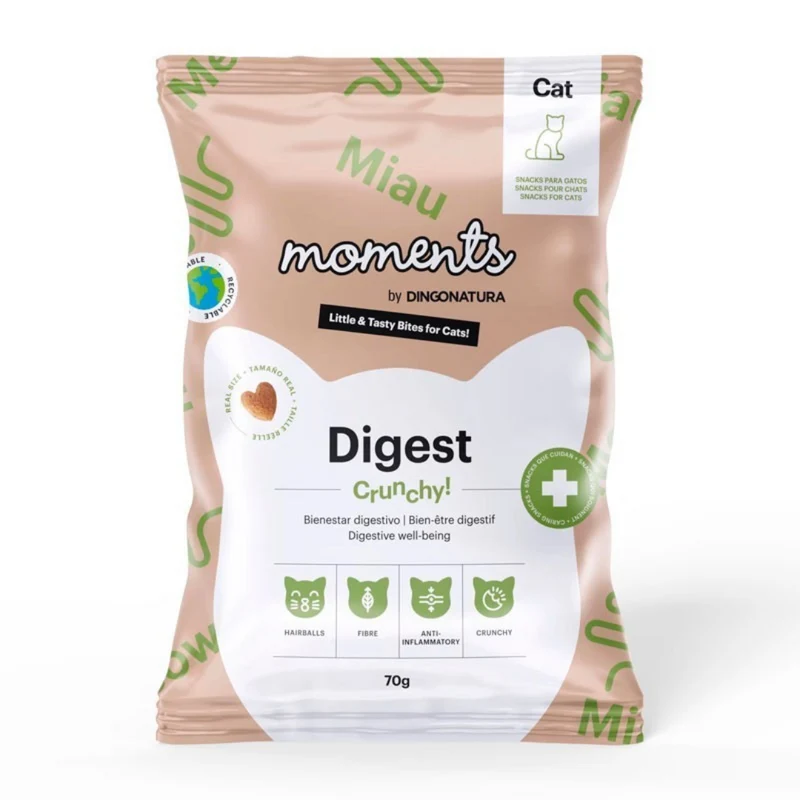 SNACK PARA GATOS MOMENTS DIGEST 70 G
