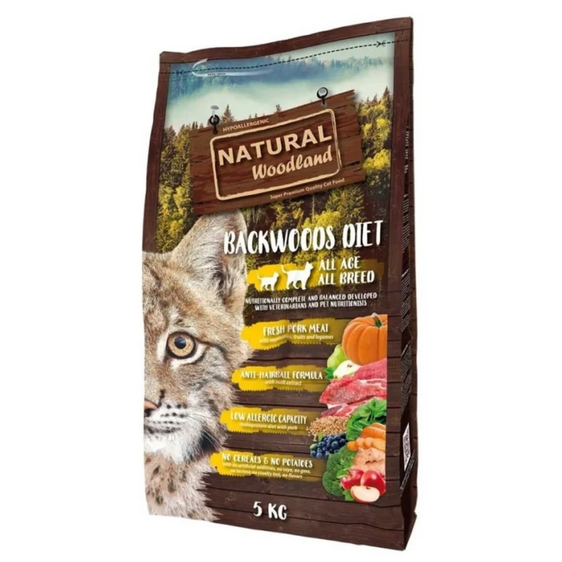 NATURAL GREATNESS WOODLAND GATOS BACKWOODS DIET 5 KG