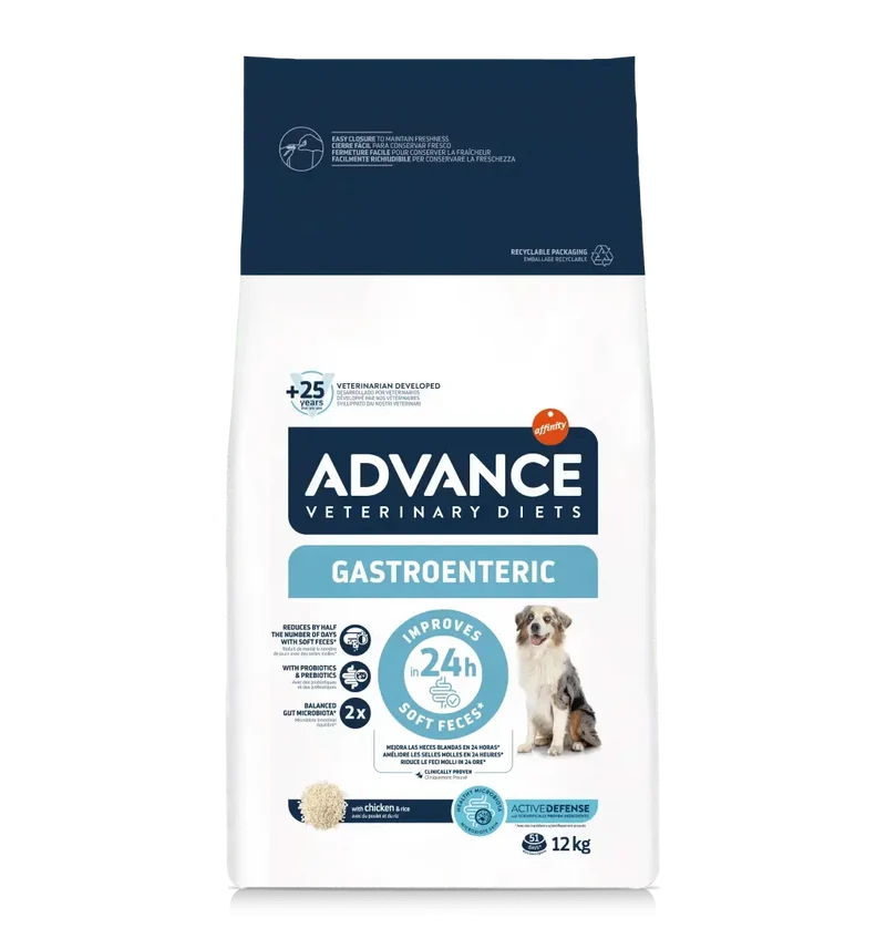 Advance Veterinary Diets Gastroenteric Pienso con Probióticos para Perros