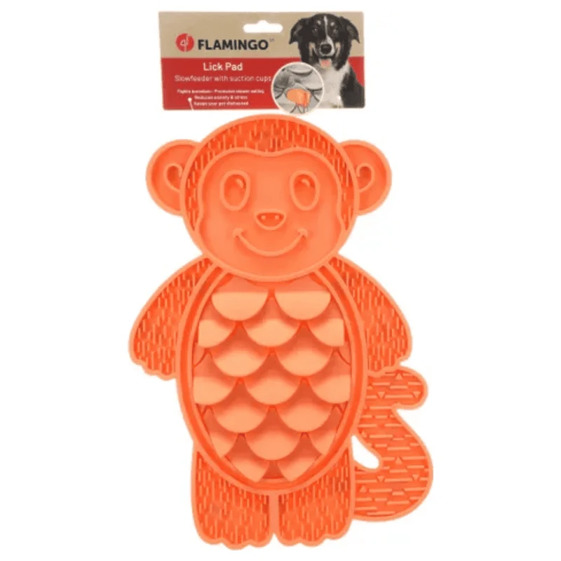 Flamingo Lick Pad Slow para Perros | Comedero Antivoracidad