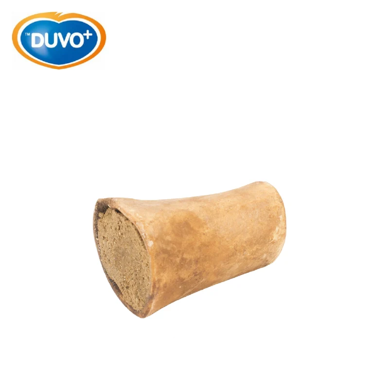 SNACK PERROS HUESO DE CALCIO AHUMADO RELLENO CON CARNE DUVO 18 UNIDADES
