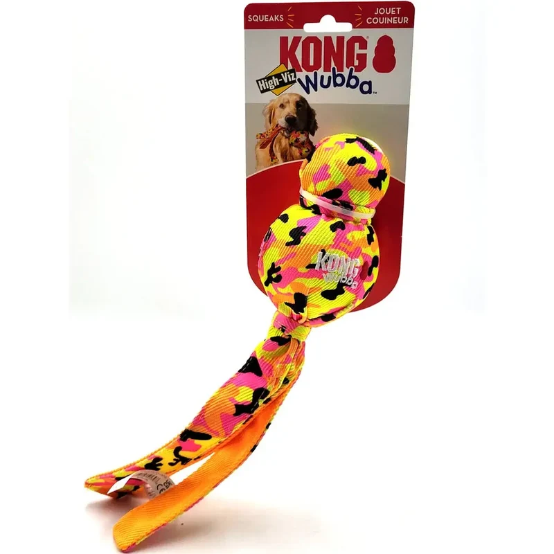 KONG Wubba Ballistic High-Viz Juguete para Perros