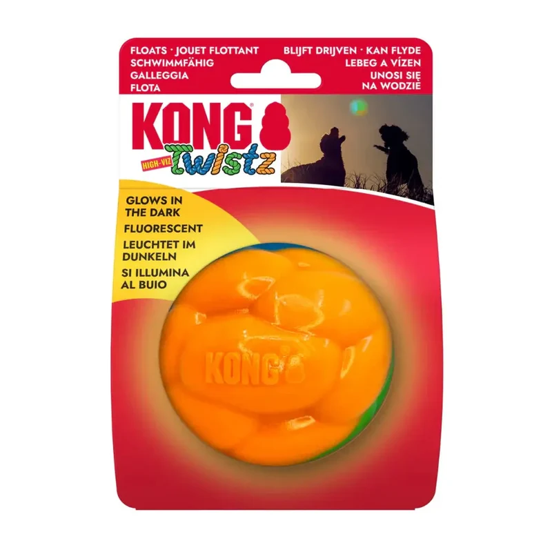 KONG Twistz High-Viz Juguete Reflectante para Perros