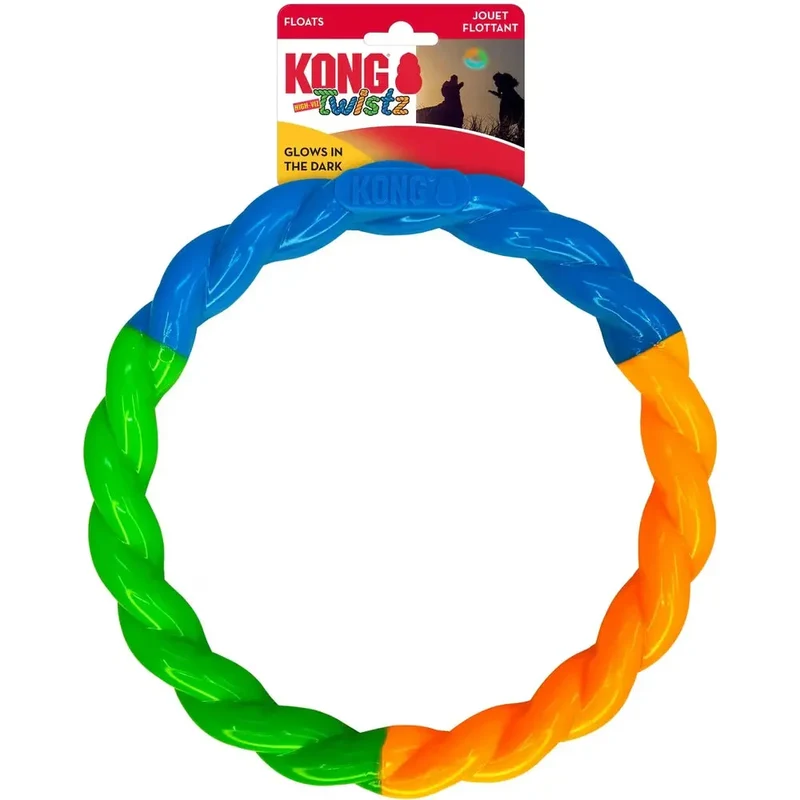 KONG Twistz High-Viz Juguete Reflectante para Perros