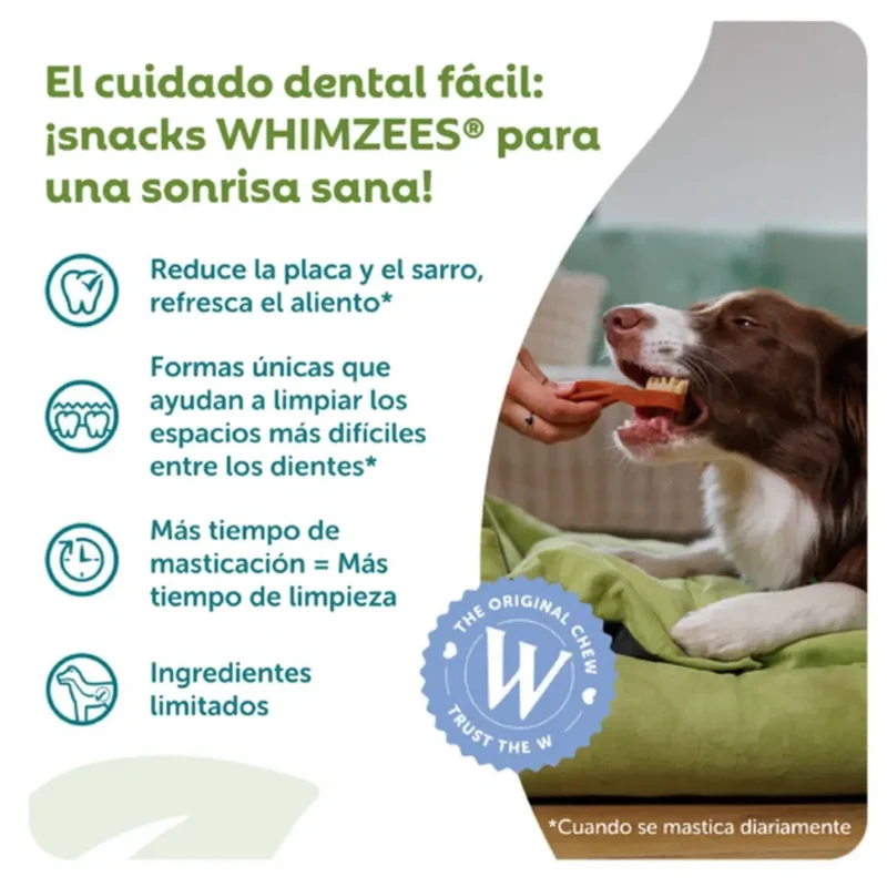 Whimzees Toothbrush Cepillo de Dientes Snack Dental para Perros