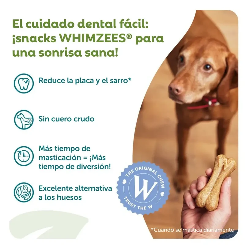 Whimzees Ricebone Snack Dental para Perros