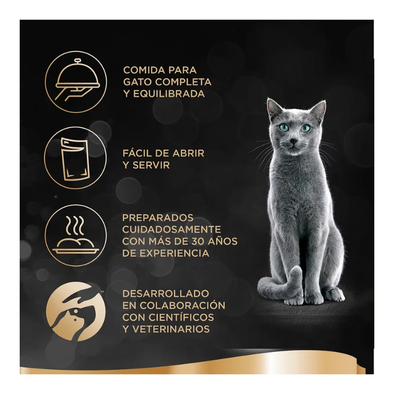 COMIDA HUMEDA GATOS ADULTOS SHEBA SELEZIONE PESCADO EN SALSA 13 X 4 X 85 G