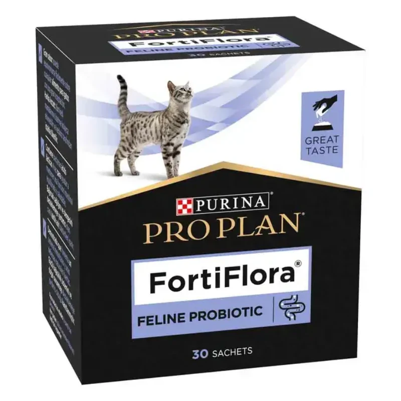 PURINA PRO PLAN VETERINARY DIETS FORTIFLORA GATOS 30 X 1 GR FELINE