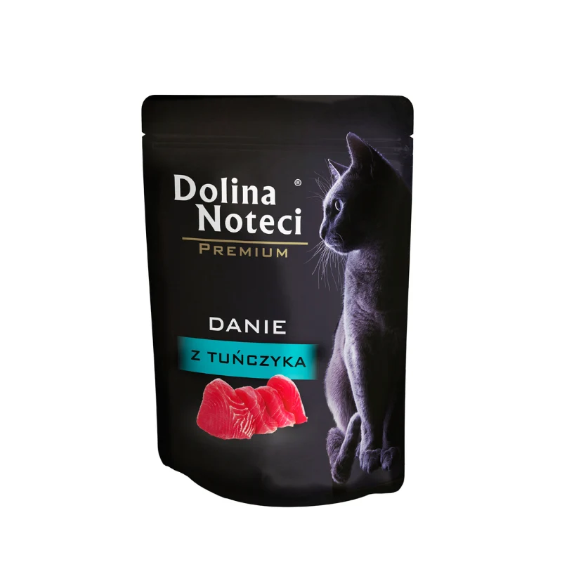 COMIDA HUMEDA GATOS DOLINA NOTECI PREMIUM CON ATUN 6X85 GRAMOS