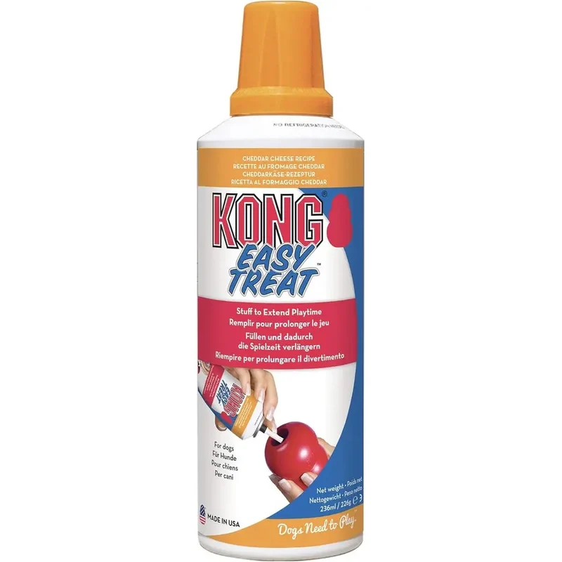 KONG Pasta Easy Treat Sabor Queso Cheddar para Perros 226 g