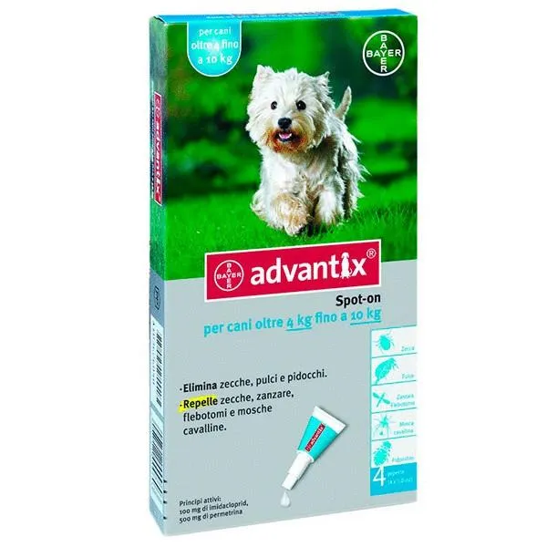 Advantix® Original 4-10 Kg 4 pipetas