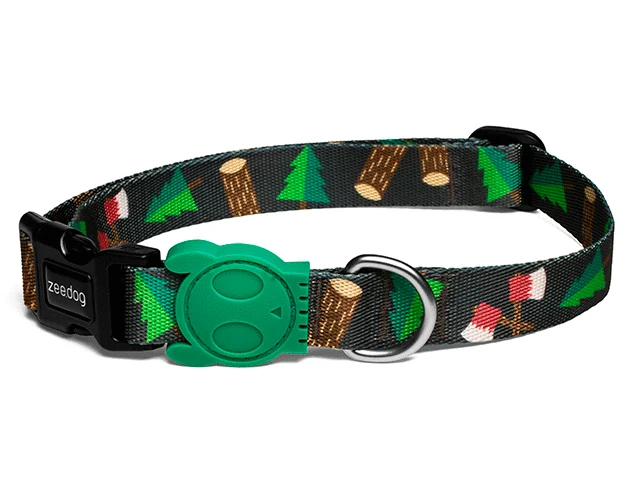 ZEE.DOG COLLAR WOODS