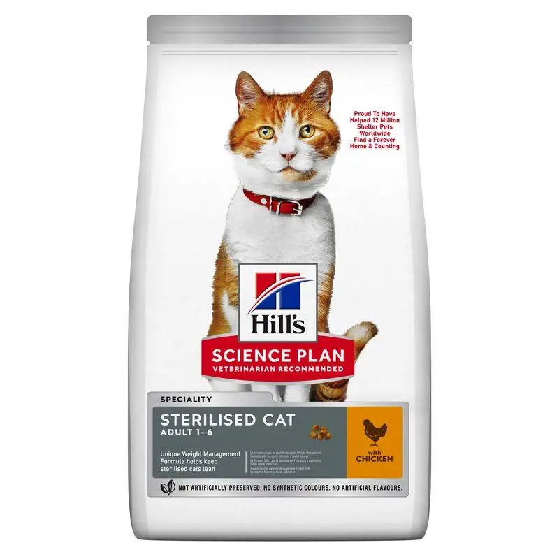 Hill'S Young Adult Sterilised Cat Pollo 10 kg Alimento para Gatos