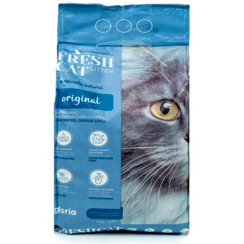 Arena Gato Aglomerante White Fresh 15 kg Gloria