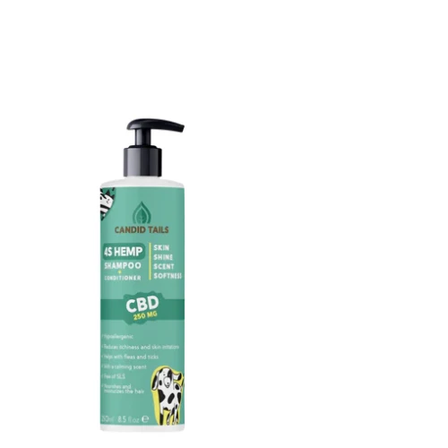 CHAMPU CBD PARA PERROS CANDID TAILS
