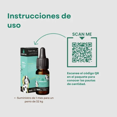 PETBIDIOL ACEITE DE CBD PERRO GRANDE CANDID TAILS