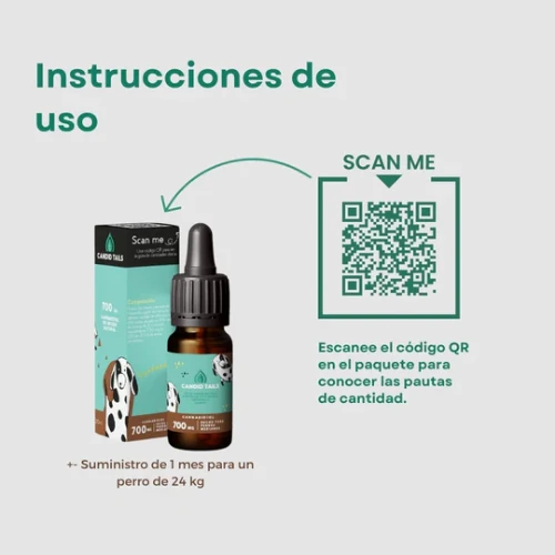 PETBIDIOL ACEITE DE CBD PERRO MEDIANO CANDID TAILS