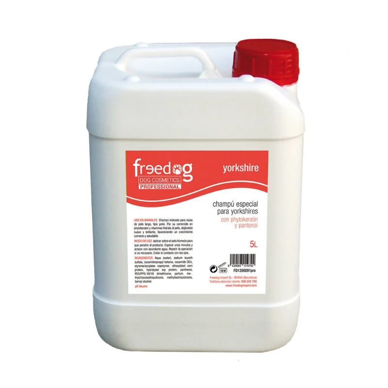 CHAMPU PERROS ESPECIAL YORKSHIRES FREEDOG 5 LITROS