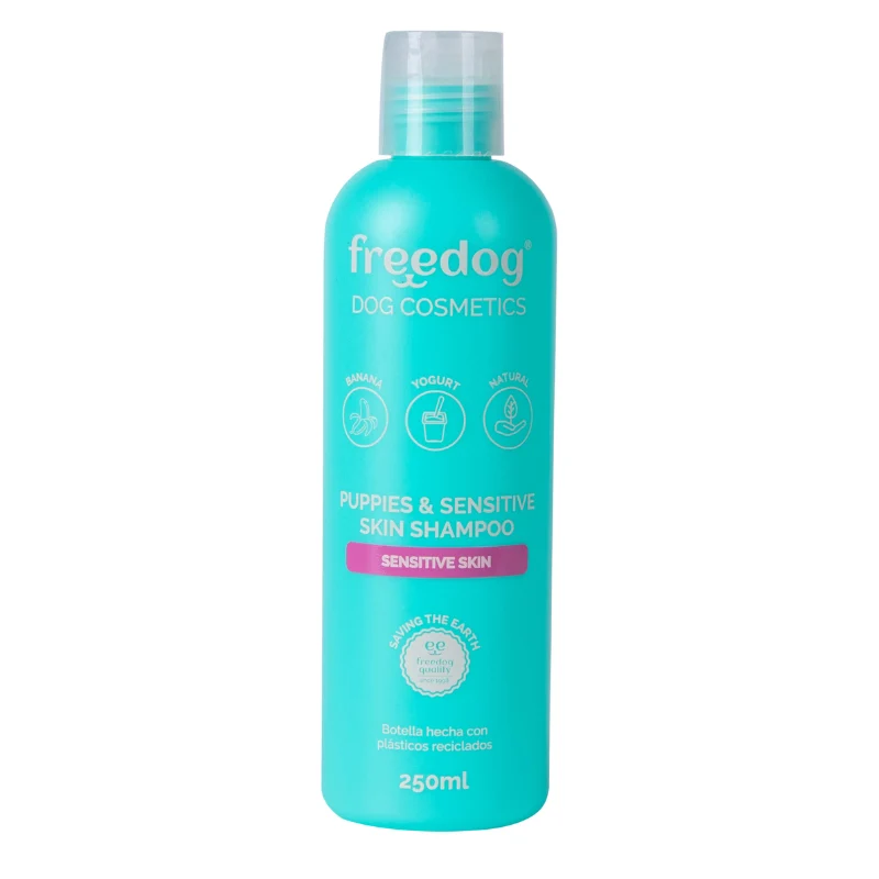 CHAMPU PERROS CACHORROS Y PIELES DELICADAS FREEDOG 250 ML