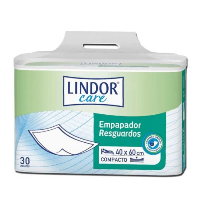 EMPAPADORES LINDOR CARE 60X40CM 30 UNIDADES