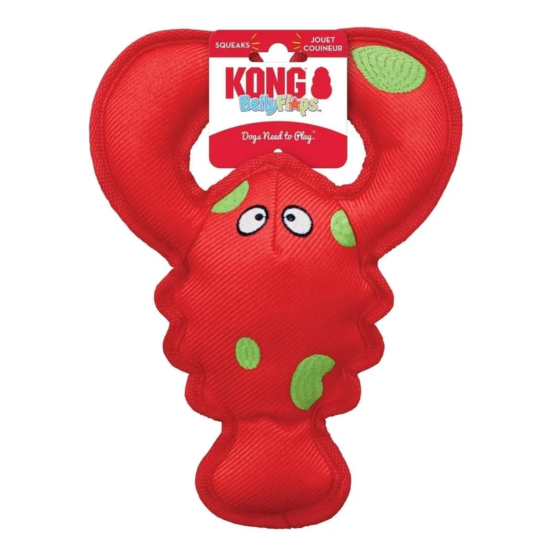 KONG Belly Flops Lobster Juguete para Perros
