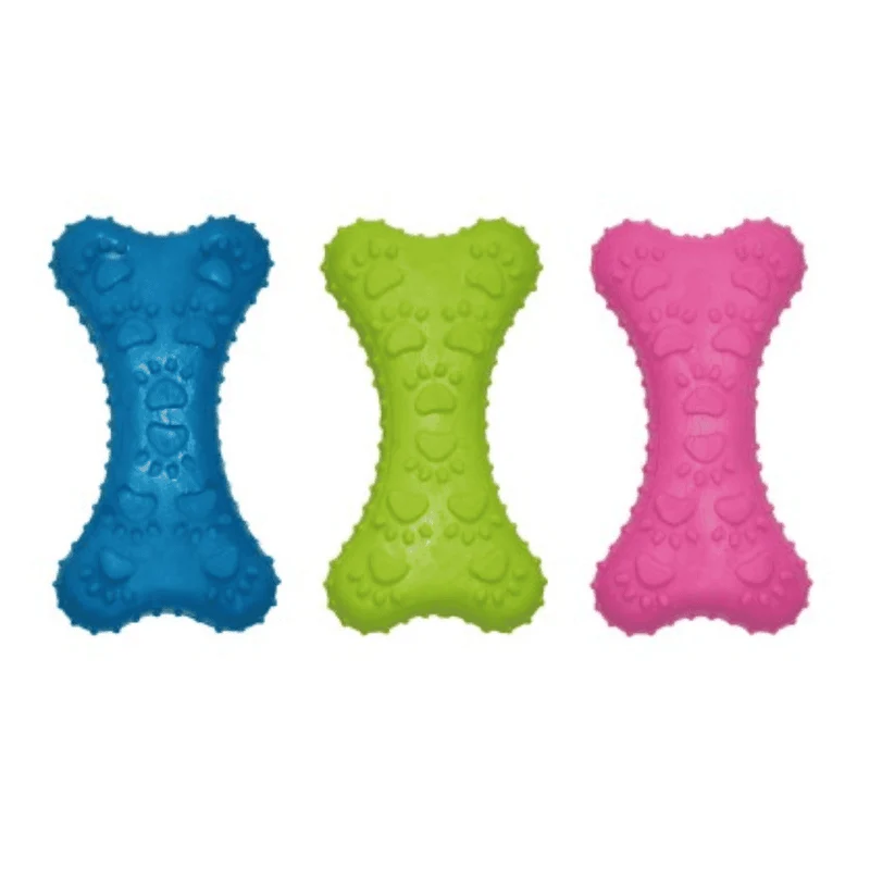 Nayeco Juguete Mini Hueso de Goma 10 cm para Perros