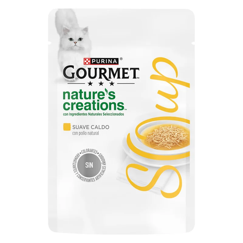 Gourmet Gold Soups Comida Húmeda para Gatos