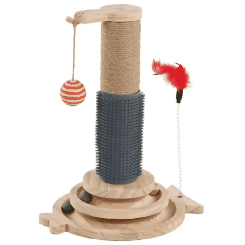 Flamingo Rascador Marrón para Gatos