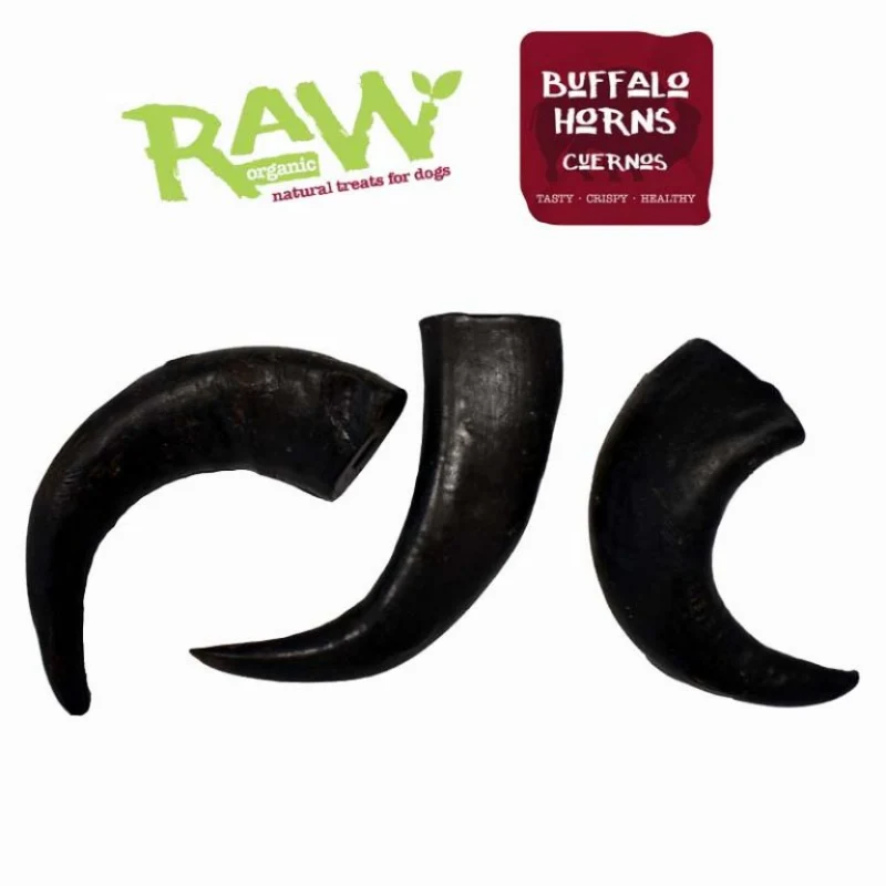 SNACK NATURAL PERROS CUERNOS DE BUFALO DESHIDRATADOS FRESH RAW 15 UNIDADES