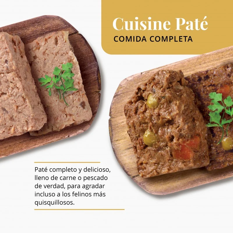 PATE CATIT CUISINE PARA GATOS VACUNO CON ZANAHORIAS 12 X 95 G