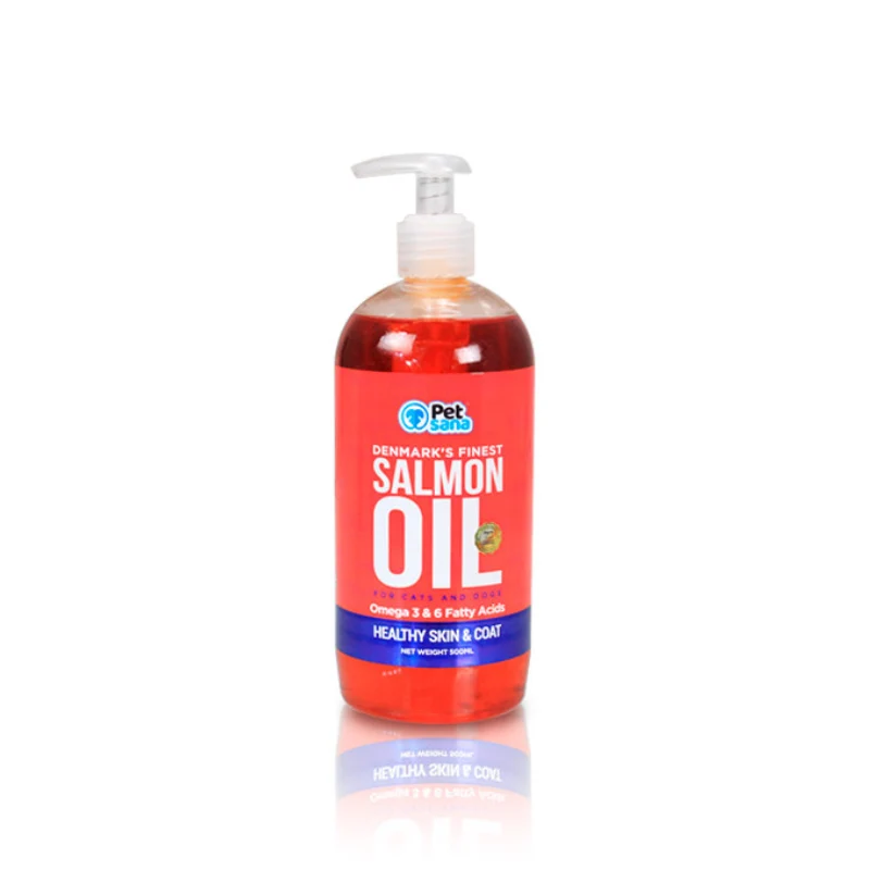 ACEITE DE SALMON PERROS Y GATOS PET SANA 500 ML