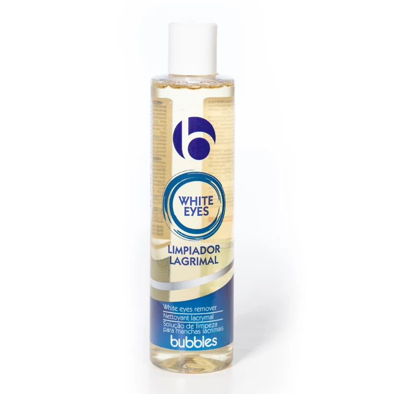 LIMPIADOR LAGRIMAL BLANQUEADOR PERROS BUBBLES 3 x 250 ML