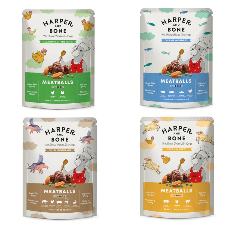 PACK ALBONDIGAS PARA PERROS HARPER AND BONE
