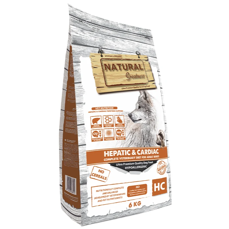 NATURAL GREATNESS HEPATIC CARDIAC PERROS 6 KG