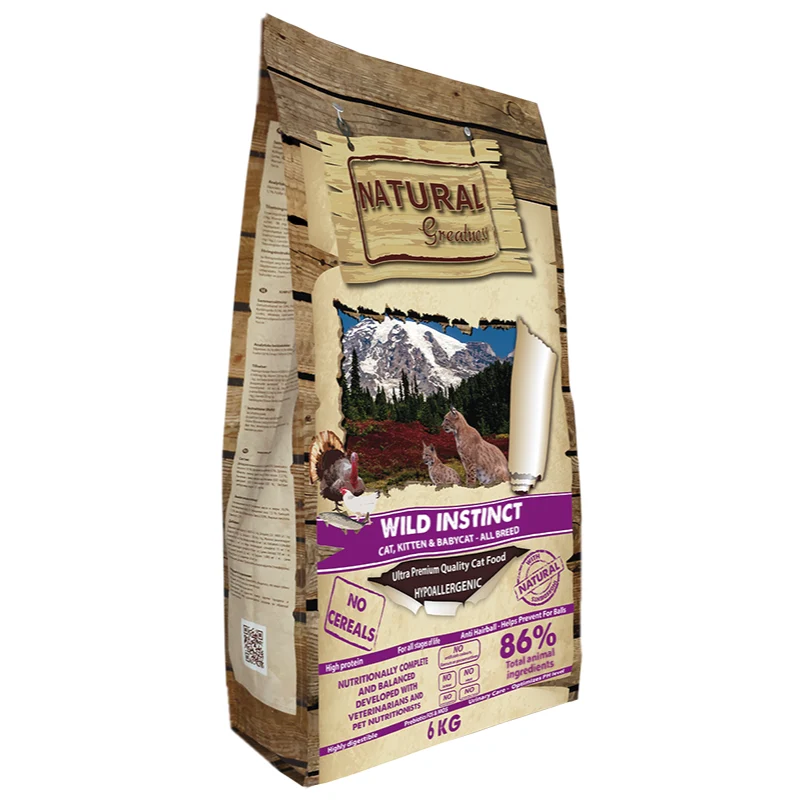 NATURAL GREATNESS WILD INSTINCT KITTEN BABY GATOS 2 KG