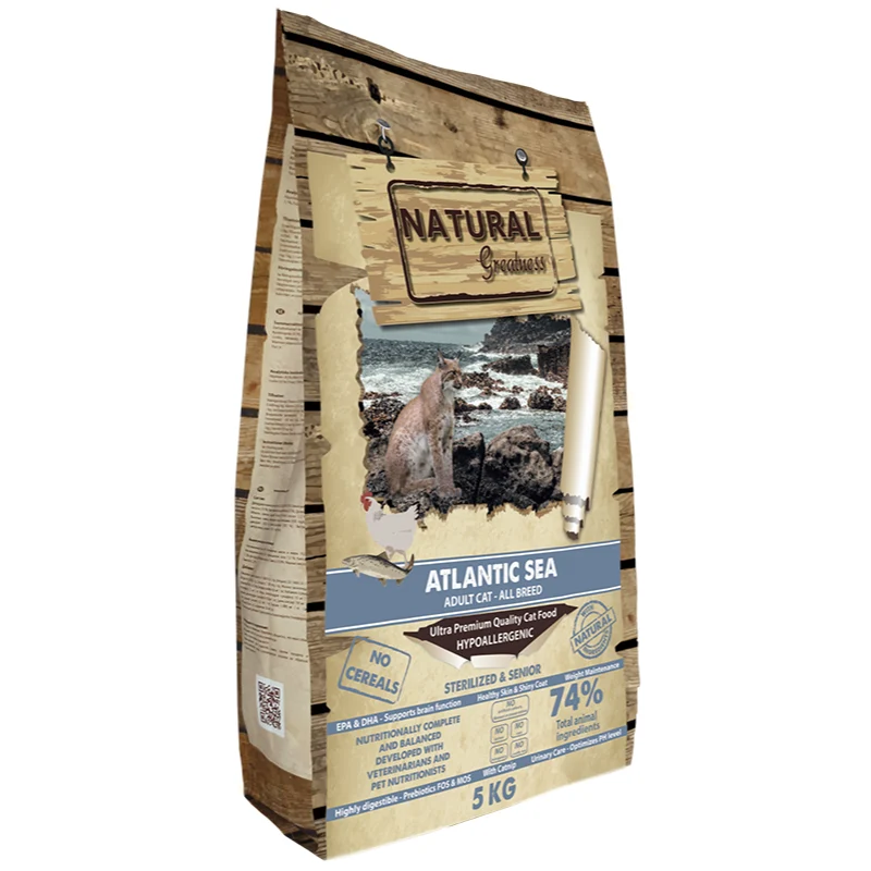 NATURAL GREATNESS ATLANTIC SEA GATOS ESTERILIZADOS 1,5 KG