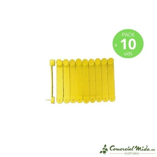INSPROVET Marca Manual de Plástico para Ganado 55x15 mm