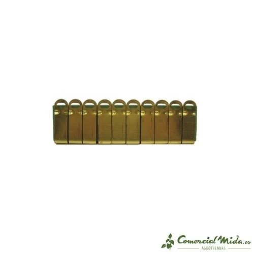INSPROVET Marca de Metal con Enganche Ovalado para Ganado