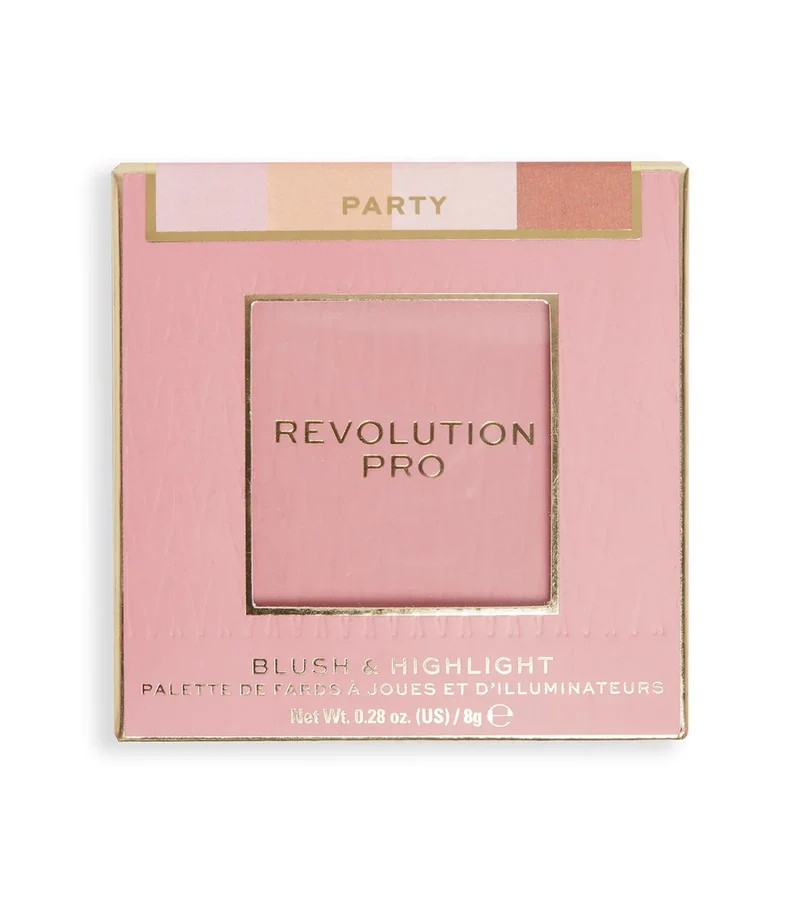 Revolution Pro Iconic Blush & Highlight Party – Blush & Iluminador