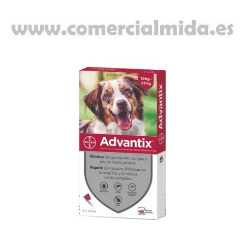Advantix Pipetas Antiparasitarias para Perros (4x)