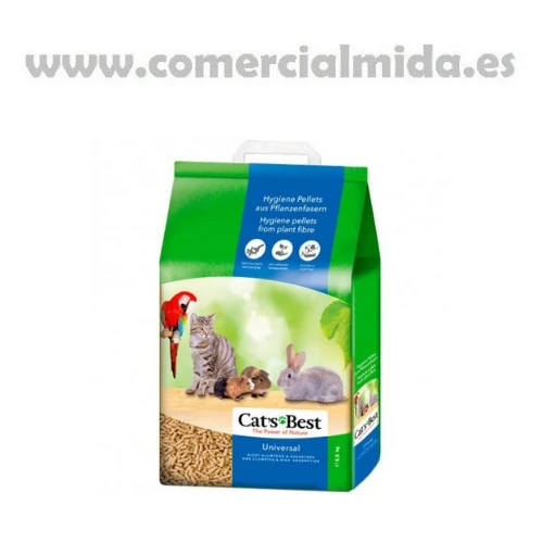 Cat's Best Universal, lecho absorbente biodegradable para mascotas
