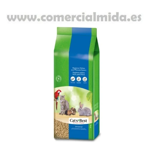 Cat's Best Universal, lecho absorbente biodegradable para mascotas